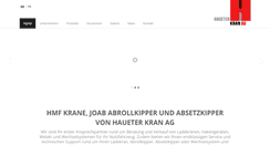 Desktop Screenshot of haueter-kran.ch